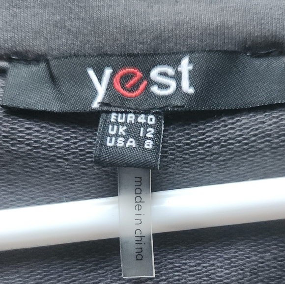 J50 Yest Jacket Womens Gray Cotton Stretch Full Zip Western Fringe Embroidered - Picture 3 of 12